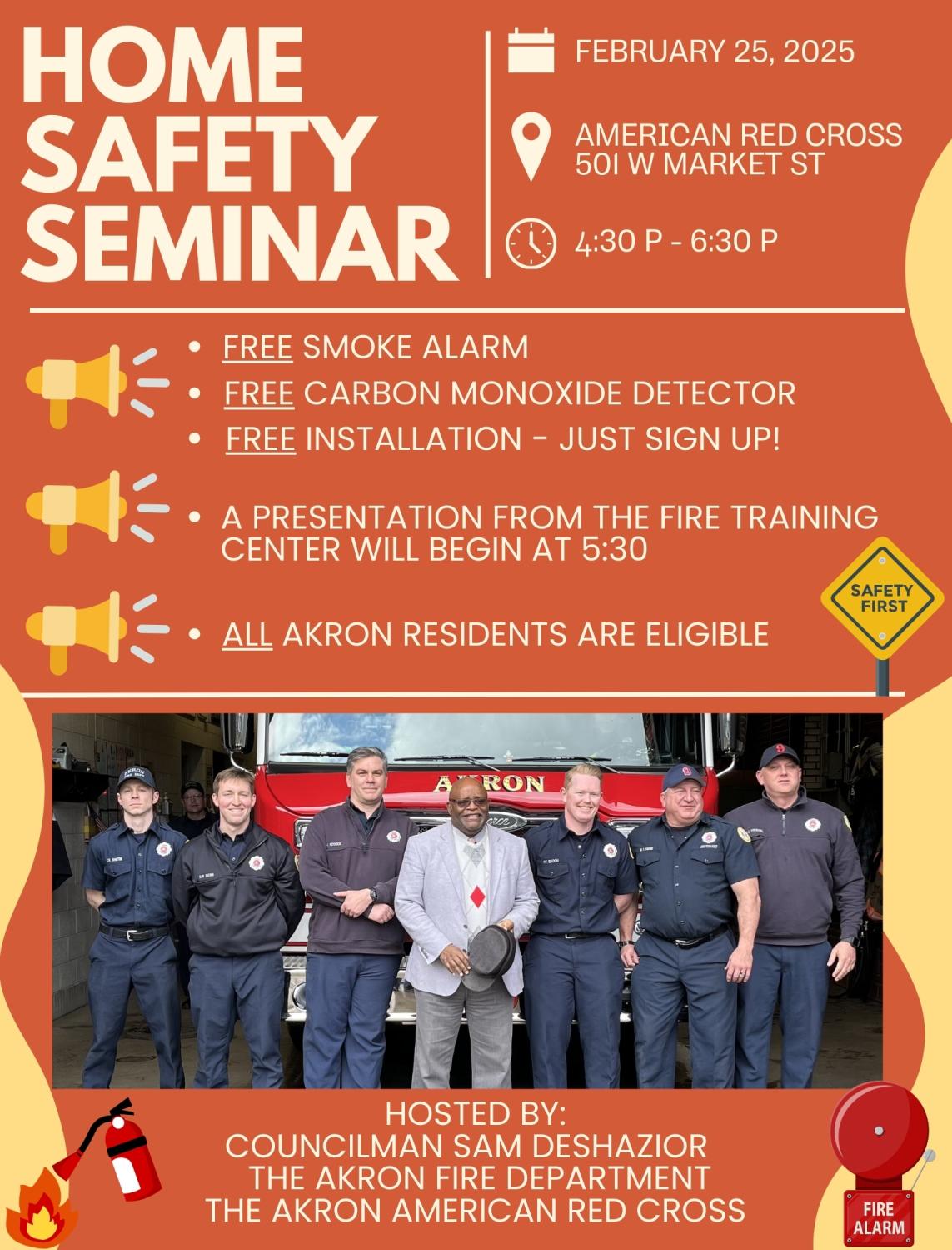 home safety seminar flyer