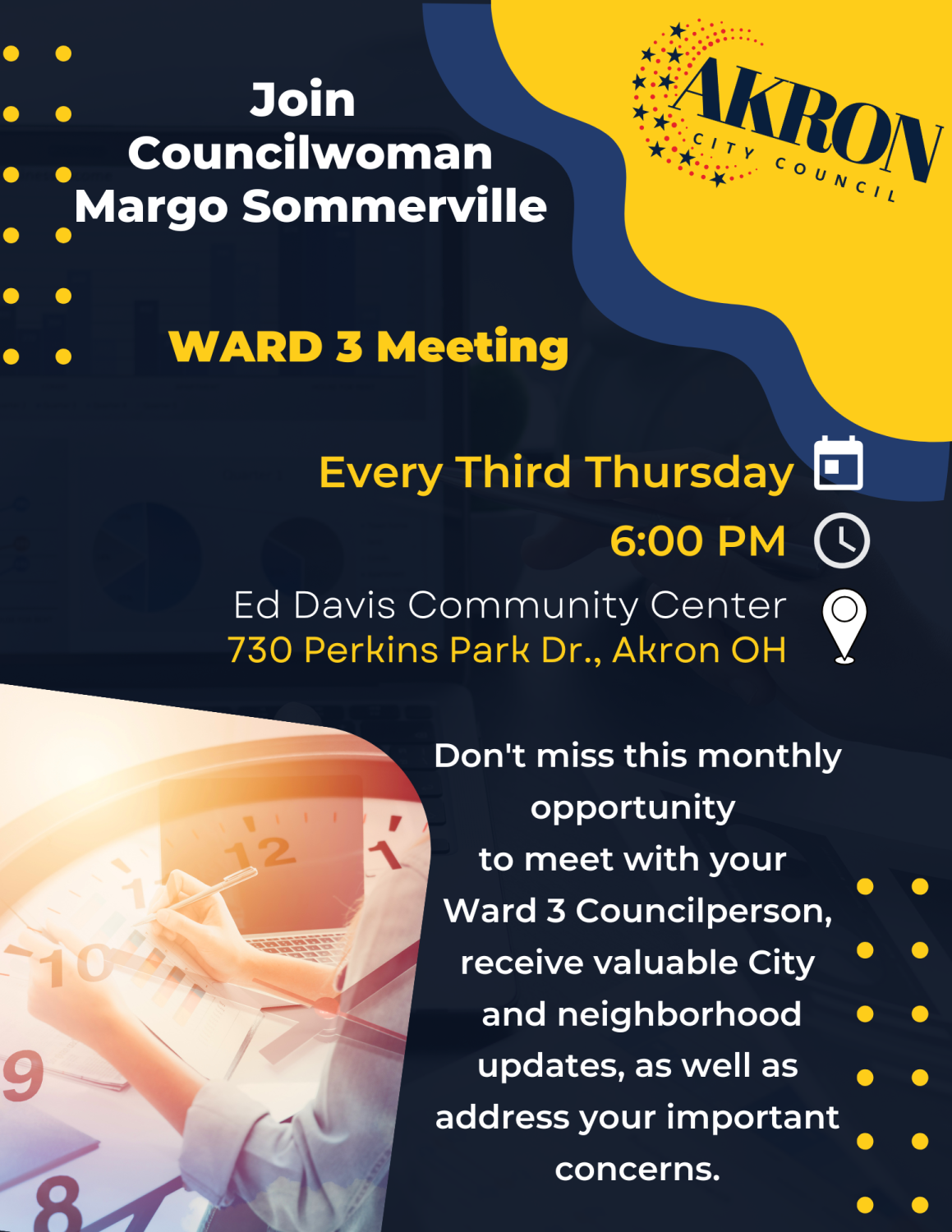 Ward 3 meeting invite